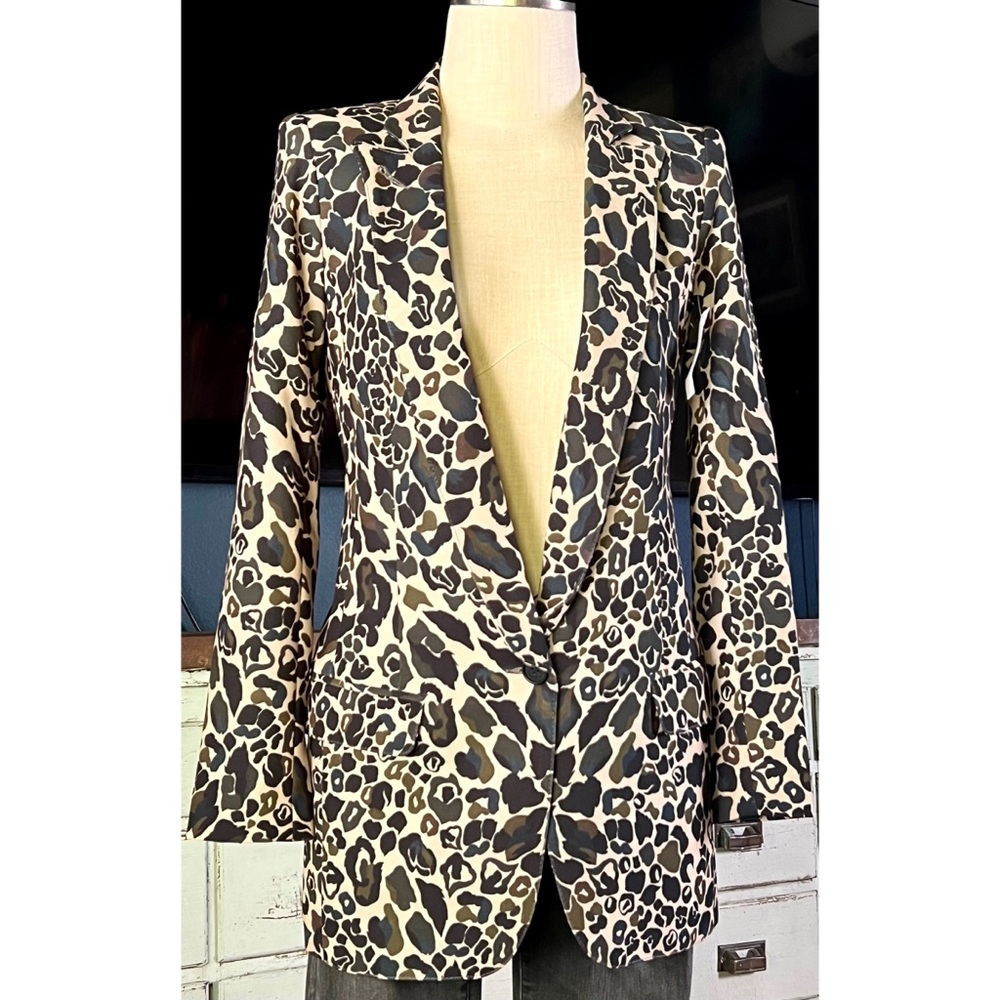 Smythe Leopard Blazer Jacket 2